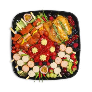 Barbecue schotel van de chef
