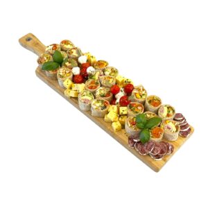 Apéroplank met mini wraps