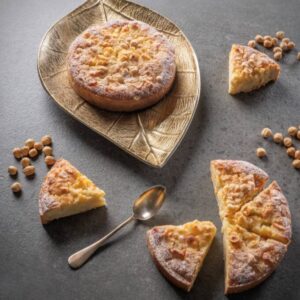 Verfijnde taarten - Luxe peren-hazelnotencake