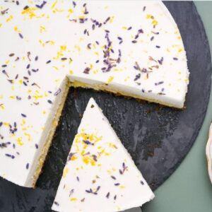 Artisanale taarten - Lavandelbavarois